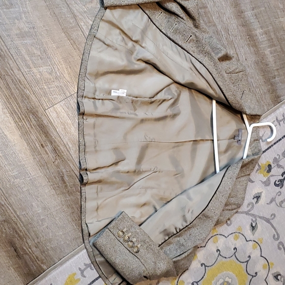 Jacket Ann Taylor Size 4 Petite Wool  ⚜️🤎⚜️ - Picture 5 of 9